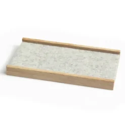 Ablage Holz mit Filzauflage - Büroablage & Stifteablage ALL IN ONE PLACE 22 x 11,5 cm