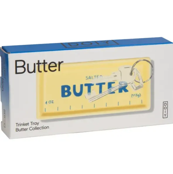 Ablageschale Butter - Teller eckig aus Keramik