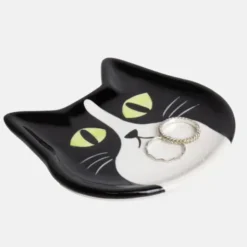 Ablageschale Katze für kleine Utensilien aus Keramik