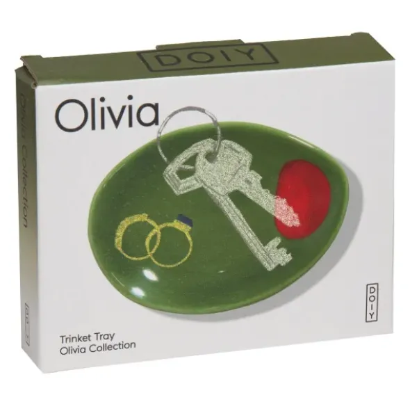 Ablageschale Olive für kleine Utensilien aus Keramik