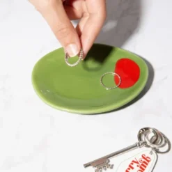 Ablageschale Olive für kleine Utensilien aus Keramik