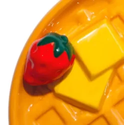 Ablageschale Waffel-Optik für kleine Utensilien aus Keramik