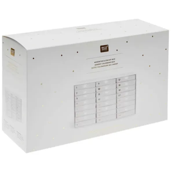 Adventskalender Box, 24 Schubladen zum selber Befüllen