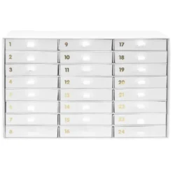Adventskalender Box, 24 Schubladen zum selber Befüllen
