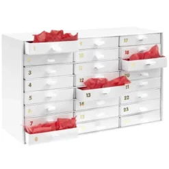 Adventskalender Box, 24 Schubladen zum selber Befüllen
