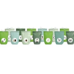 Adventskalender DIY - 24 Tüten zum selber Befüllen, grün
