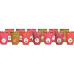 Adventskalender DIY - 24 Tüten zum selber Befüllen, rot