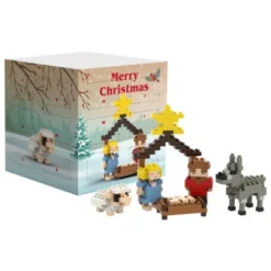 Adventskalender Krippe - 200 BRIXIES Mini-Bausteine | Level 2