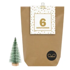 Adventstüte KLEINE DINGE - 6 Dekotannen Weihnachten