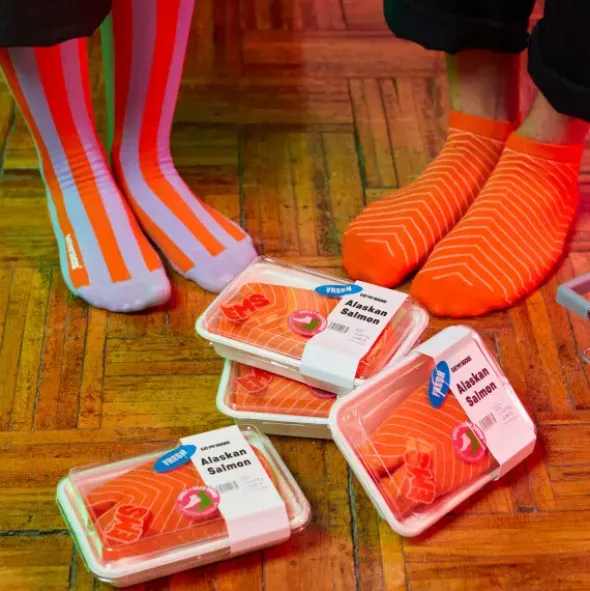 Alaskan Salmon Socken 2er-Set