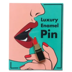 Ansteck-Pin Lipstick
