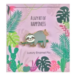 Ansteck-Pin Luxury Faultier