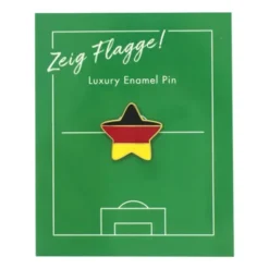 Ansteck-Pin Luxury Fußball, Zeig Flagge!