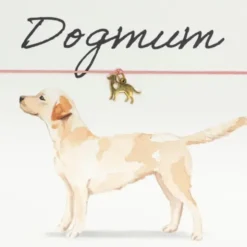 Armband Karte - Dogmum, Anhänger Hund Labrador vergoldet 18K
