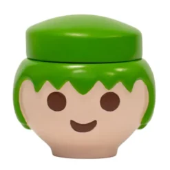 Aufbewahrungsdose Playmobil Figur - Kopf Mann grün