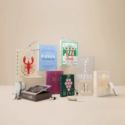 Austern und Kaviar Set im Aufbewahrungsbuch 11-teilig – Austernbesteck in Geschenkbox