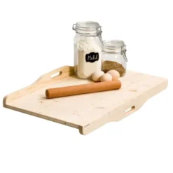 Backbrett extra groß - Nudelbrett XL aus Holz 80 x 49 cm