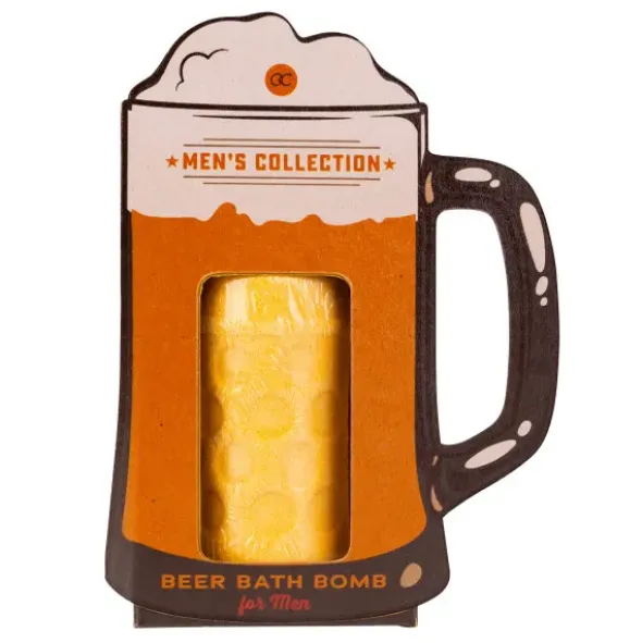 Badebombe Bierkrug in Geschenkbox - Birke & Zedern Duft