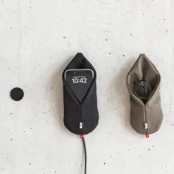 BAI Wandorganizer & Ladestation lindgrün – mobiler Organizer mit 2 Klettpunkten
