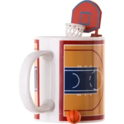 Basketball Tasse mit Korb und Ball
