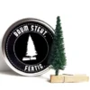 Baum steht, fertig - Dose mit Mini Weihnachtsbaum