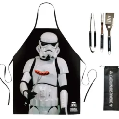 BBQ-Set Original Stormtrooper – 4-teiliges Grillset mit Stormtrooper-Motiv im Zugbeutel