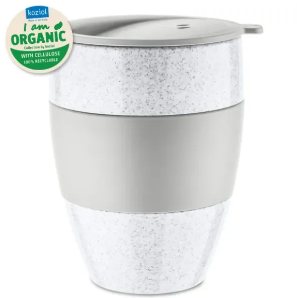 Becher AROMA TO GO 2.0 Organic 400 ml hellgrau