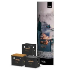 BEER BOX - Feuerkorb, Getränkekiste, Grill, Hocker ...