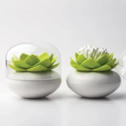 Behälter für Wattestäbchen - Lotus Cotton Bud, grün