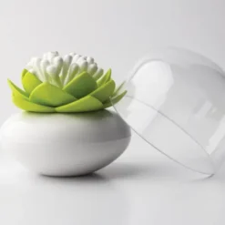 Behälter für Wattestäbchen - Lotus Cotton Bud, grün