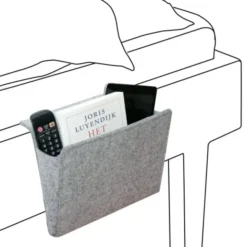 Betttasche / Ablagefach - Organizer Bedside Pocket, grau