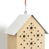 Bienenhotel Bee’s Inn – Nistplatz aus Holz für Wildbienen mit Stahldach