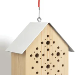 Bienenhotel Bee’s Inn – Nistplatz aus Holz für Wildbienen mit Stahldach
