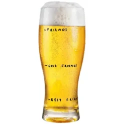 Bierglas - Glass of Friendship mit lustiger Skala, 0,5 l