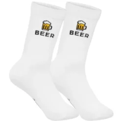 Bier Socken BEER bestickt - Gr: 43-46