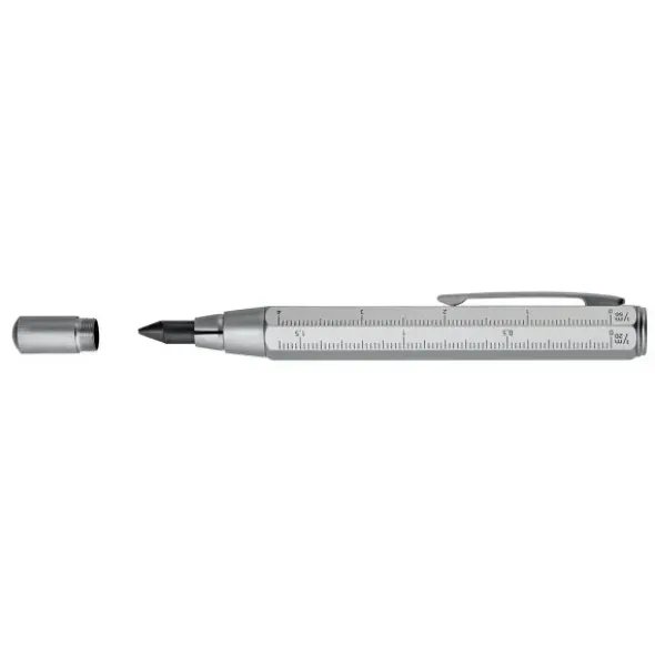 Bleistift Construction ZIMMERMANN 5,6 mit Lineal, silber