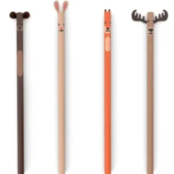 Bleistifte Tiermotiv Waldtiere, 4er Set