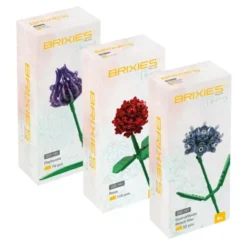 Blumen Bausatz Alium - Geschenkschachtel Klemmbausteine Brixies