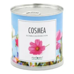 Blumendose Cosmea - Schmuckkörbchen Pflanzset mit Samen