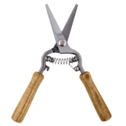Blumenschere Spitz mit Holzgriff
