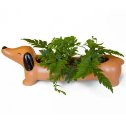 Blumentopf DACKEL - Pflanzgefäß Hund