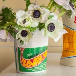 Blumenvase & Aufbewahrungsbehälter 12 cm TO GO NUDEL POT aus Keramik
