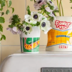 Blumenvase 17 cm – CHIPSTÜTE aus Keramik