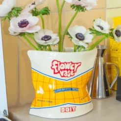 Blumenvase 17 cm – CHIPSTÜTE aus Keramik