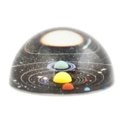 Briefbeschwerer Planeten PLANETARIUM - Glas rund
