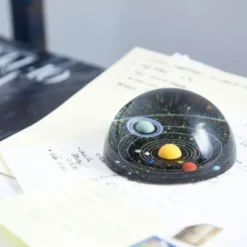 Briefbeschwerer Planeten PLANETARIUM - Glas rund