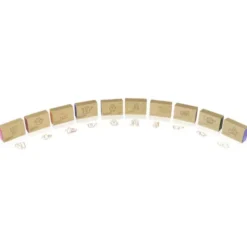 Büroklammern Goldclips 15 Stück - gold, Einhorn