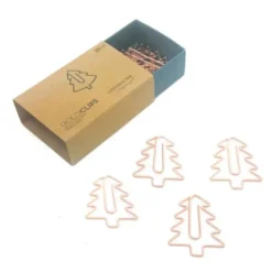 Büroklammern Goldclips 15 Stück - gold, Tannenbaum