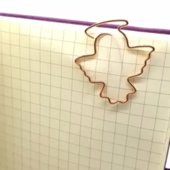 Büroklammern Goldclips 15 Stück - gold, Engel