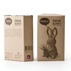 Büroklammernhalter inkl. Schere Desk Bunny pink